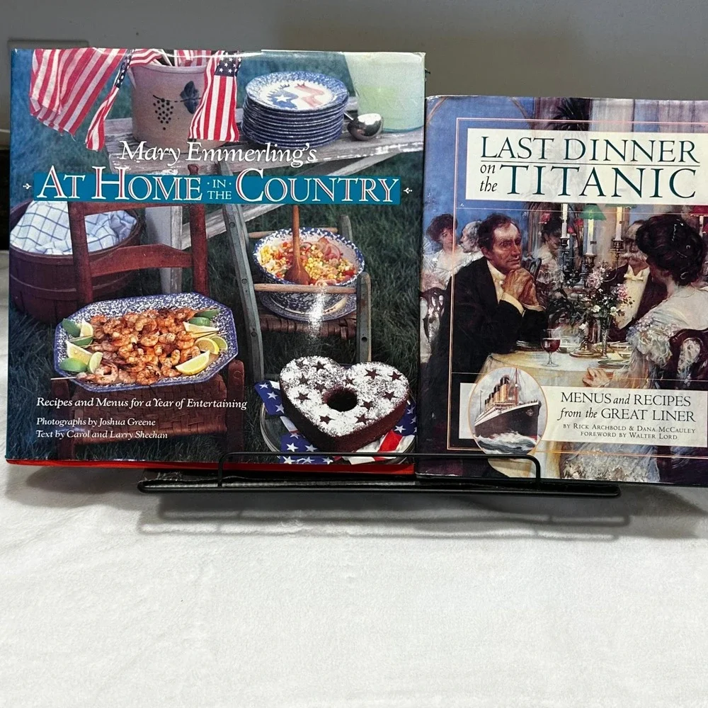 Hyperion Last Dinner on the Titanic & Mary Emmerling At Home in the Country Book